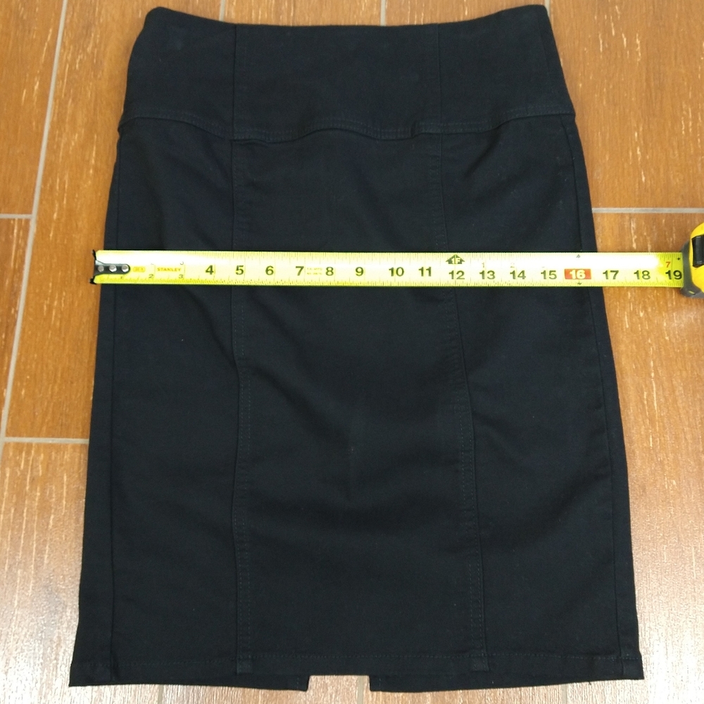 Sold D.Jeans Black Pencil Skirt Size 8 - Picture 15 of 16